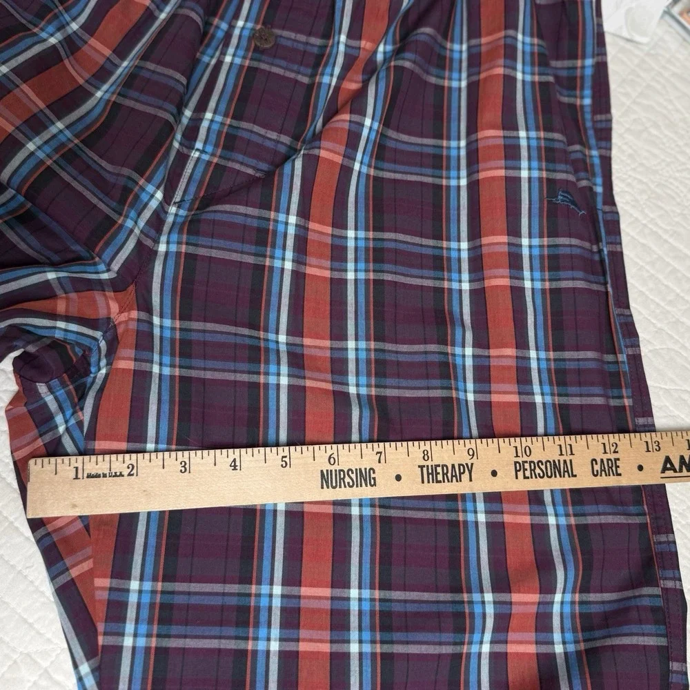 NWT Tommy Bahama Men's Drawstring Lounge Sleep Pants 100% Cotton PLAID Design